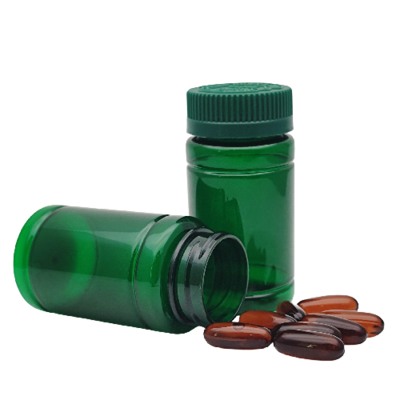 100ml Factory supplied PET capsule bottles, pill bottles, screw caps