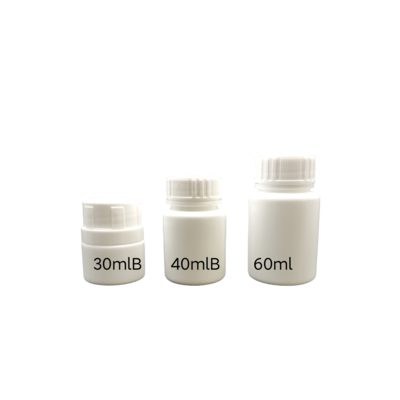 30ml 40ml 60ml HDPE pill bottle, tablet bottle