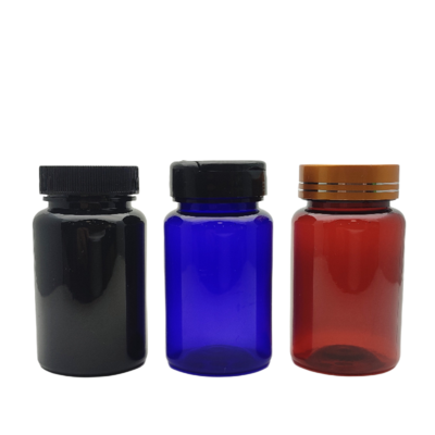 100ml 3oz,Factory supplied PET capsule bottles, pill bottles, screw caps